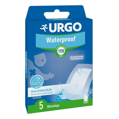 URGO WATERPROOF Voděodolná náplast 10x6cm 5ks