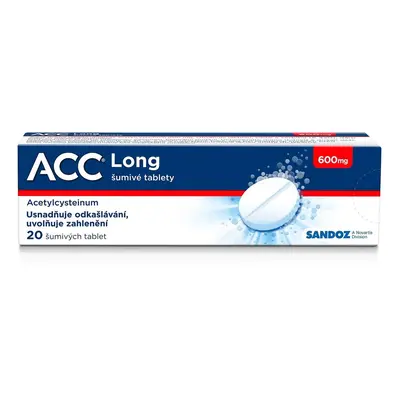 ACC LONG 600MG šumivá tableta 20