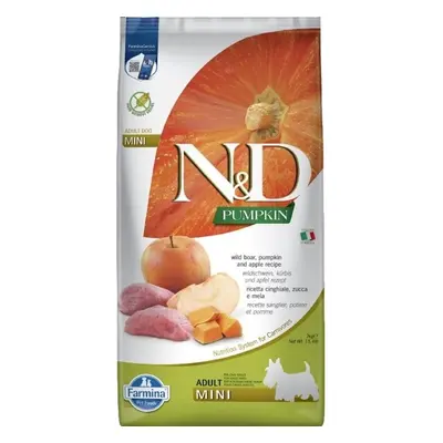 N&D Pumpkin granule pro psy malých plemen s divočákem, dýní a jablky