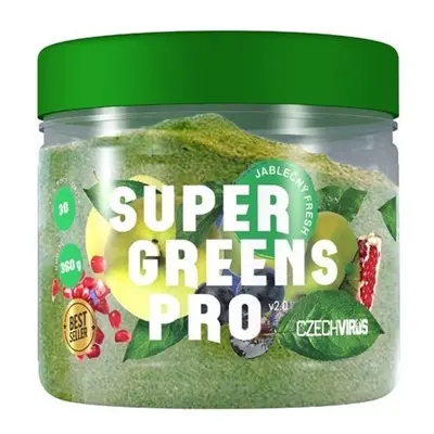 Czech Virus Super Greens Pro jablečný fresh 360g