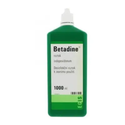 BETADINE 100MG/ML Kožní roztok 1000ML