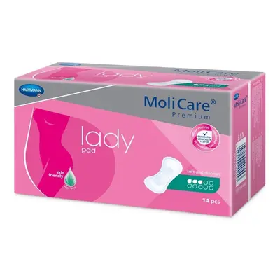 VLOŽKY ABSORPČNÍ MOLICARE LADY 3 KAPKY 504ML,14KS