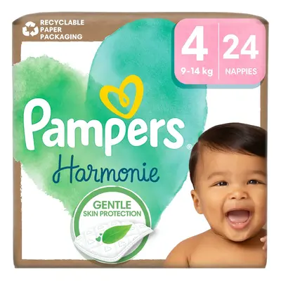 Pampers Harmonie Baby dětské plenky velikost 4 (9–14 kg)