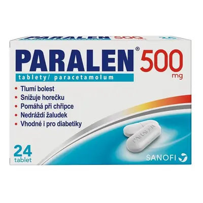 PARALEN 500MG Tableta 24