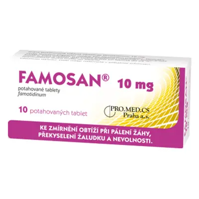 FAMOSAN 10MG Potahovaná tableta 10