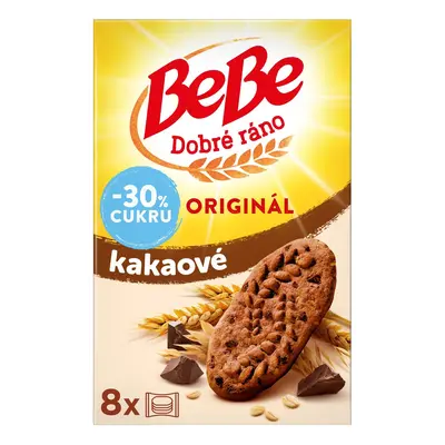 Opavia BeBe Dobré Ráno kakaové sušenky -30% cukru