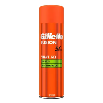 Gillette Fusion Ultra Sensitive Gel na holení aloe vera