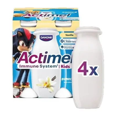 Actimel Kids Probiotický nápoj vanilka 4×100 g