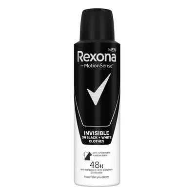 Rexona Men Motionsense Antiperspirant invisible black+white