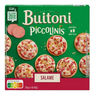 Buitoni Piccolinis Salame pizza 9 ks