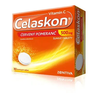 CELASKON ČERVENÝ POMERANČ 500MG šumivá tableta 30(3X10)