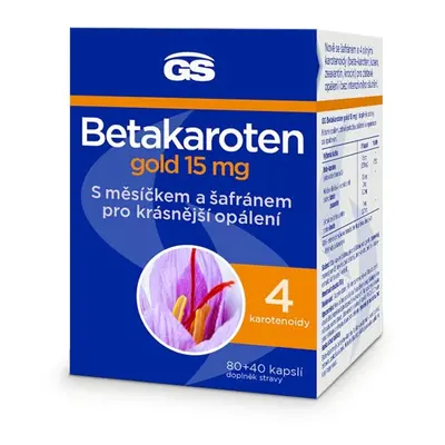 GS Betakaroten gold 15mg cps.80+40