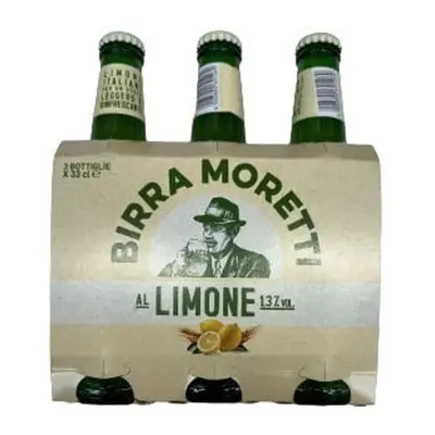 Moretti Pivo citronové Radler 1,3 % (3×0,33 l)