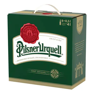 Pilsner Urquell 8×0,5 l sklo