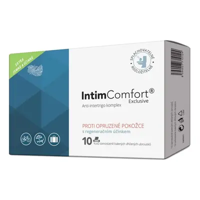 Intim Comfort 10 kapesníčků-anti-intertrigo balsám