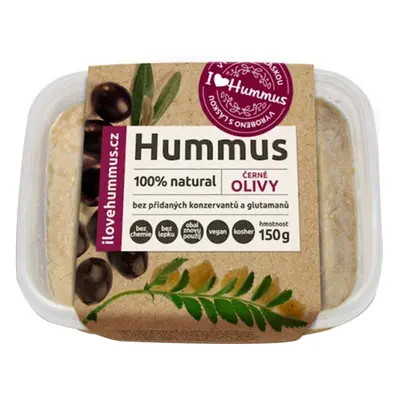 I love Hummus Hummus s černými olivami