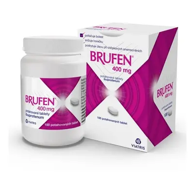 BRUFEN 400MG Potahovaná tableta 100