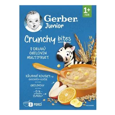 Gerber Junior Nemléčná kaše ovocná s křupavými kousky