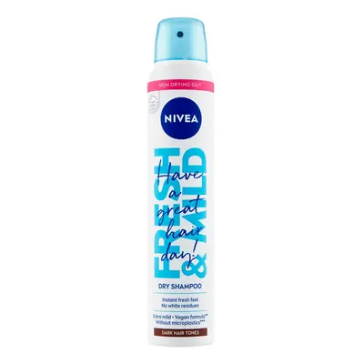 Nivea Fresh Revive suchý šampon pro tmavé vlasy