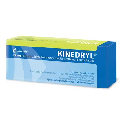 KINEDRYL 25MG/30MG Tableta 10