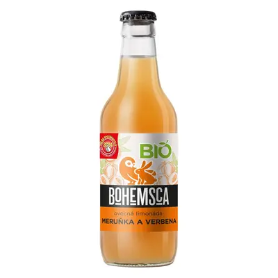 Bohemsca BIO Limonáda meruňka a verbena sklo