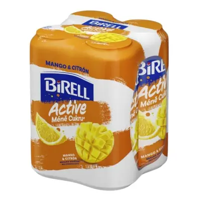 Birell Active Mango a citrón méně cukru (4 × 0,5 l)