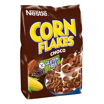 Nestlé CORN FLAKES Čokoládové snídaňové cereální lupínky bezlepkové