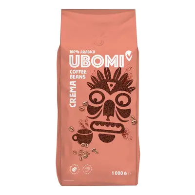 Ubomi Caffe Crema 100% Arabica zrnková káva