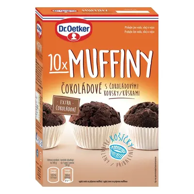 Dr.Oetker Muffiny s čokoládou v prášku