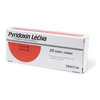 PYRIDOXIN LÉČIVA 20MG Tableta 20