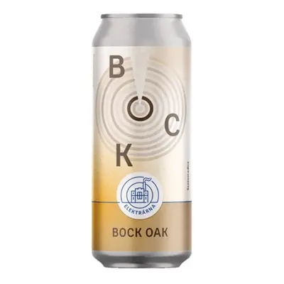 Elektrárna Bock Oak pivo silné nefiltrované 7%