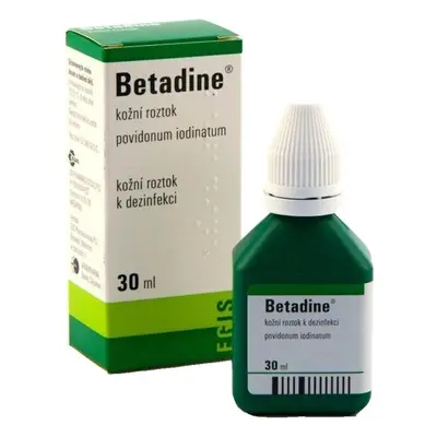 BETADINE 100MG/ML Kožní roztok 30ML