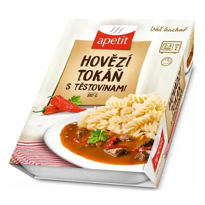 Apetit Hovězí tokáň s těstovinami