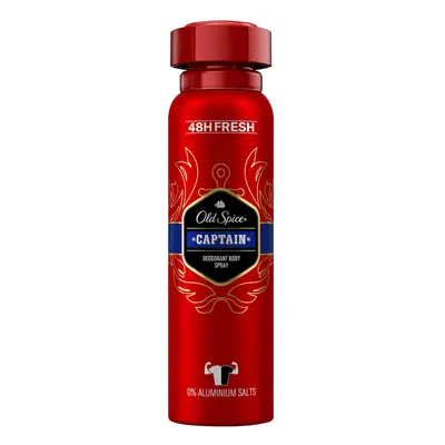 Old Spice Captain deodorant ve spreji s tóny santalového dřeva a citrusů