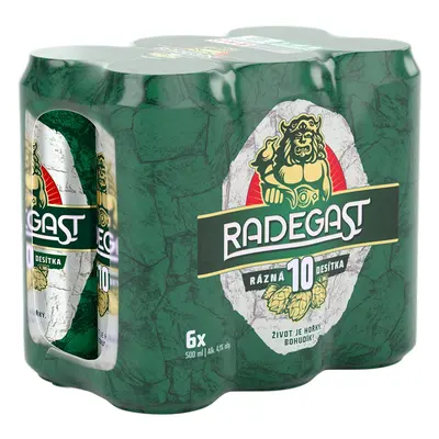 Radegast Rázná 10 6×0,5 l plech