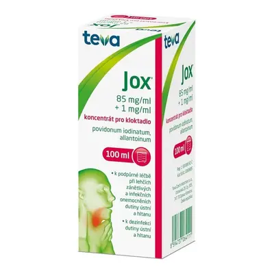 JOX 85MG/ML+1MG/ML Koncentrát pro kloktadlo 1X100ML