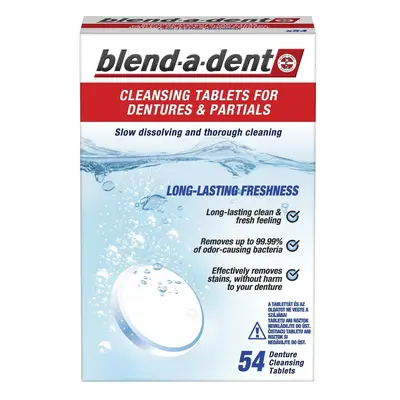 Blend-a-dent Long Lasting Freshness Přípravek na čištění zubní náhrady