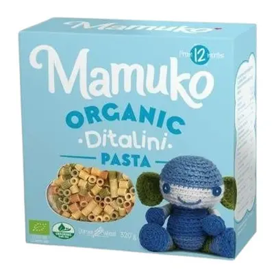 Mamuko BIO Těstoviny Ditalini pro děti od 12. měsíce