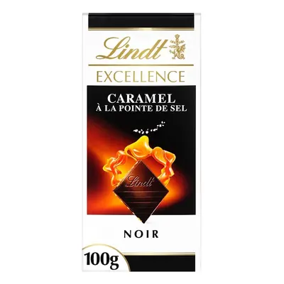 Lindt EXCELLENCE hořká čokoláda s karamelem a mořskou solí