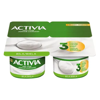 Activia Probiotický jogurt bílý 4×120 g