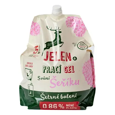 Jelen Prací gel s vůní šeříku - náhradní náplň (5l)