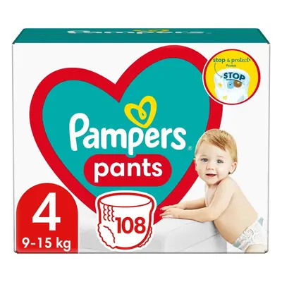 Pampers Pants plenkové kalhotky 4 (9–15 kg)