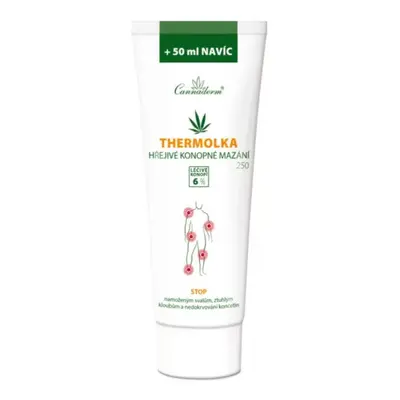 Cannaderm Thermolka hřejivé konopné mazání 250 ml