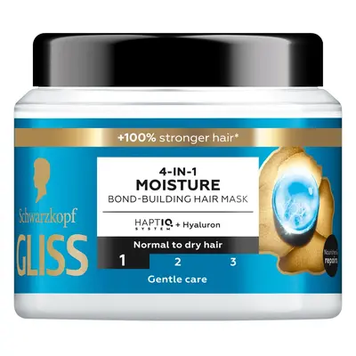 Gliss 4v1 Moisture hydratační maska na normální až suché vlasy