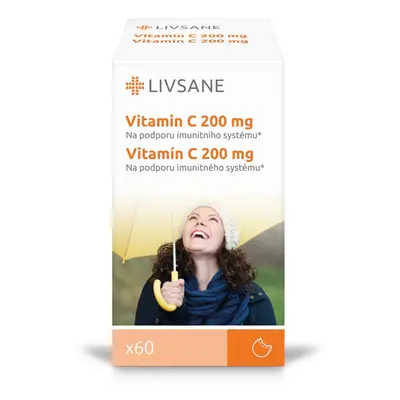 LIVSANE Vitamin C 200mg CZ tablety 60ks