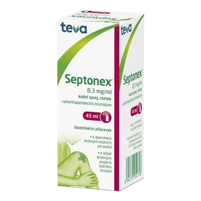 SEPTONEX 8,3MG/ML Kožní sprej, roztok 1X45ML