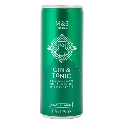 Marks & Spencer Tonic a extra suchý gin