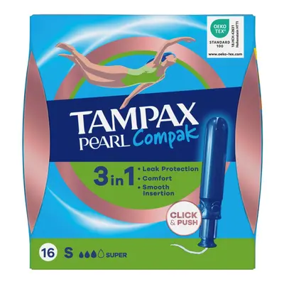 Tampax Pearl Compak Super tampony s aplikátorem