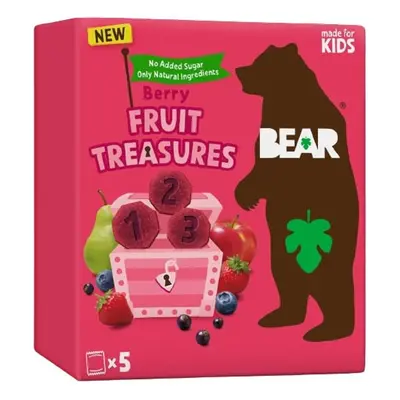 Bear Fruit Treasures Berry jahoda a borůvka 5×20 g