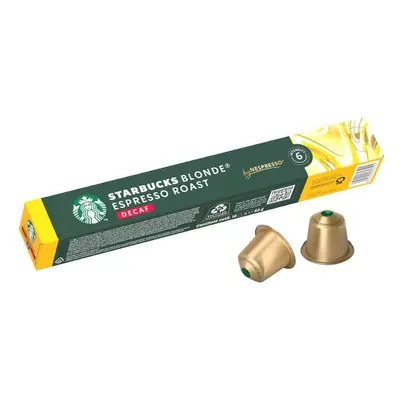 Starbucks Blonde Espresso Roast Decaf by Nespresso kávové kapsle bez kofeinu